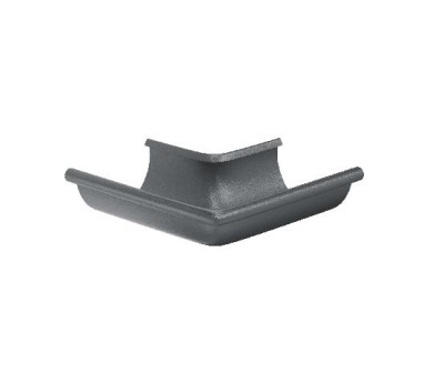 Водосток Aquasistem, Система 150/100 - Угол желоба, наружный 90° RR 23 Маренго matt