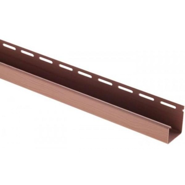 J-профиль Люкс Крашенный, T-15, ВН, Красно-коричневый купить в Юрьев-Польском