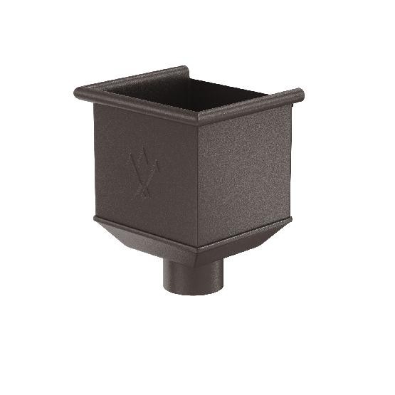 Водосток Aquasistem, Система 150/100 - Водосборная воронка RR 32 Тёмно-коричневый matt купить в Юрьев-Польском