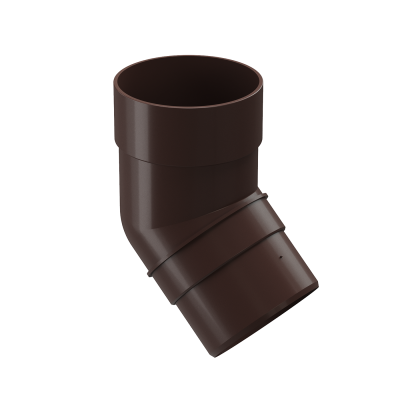 Колено 45˚ Docke Premium ПВХ - Шоколад