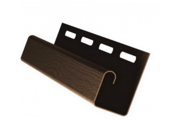 J-профиль для сайдинга, коричневый купить в Юрьев-Польском