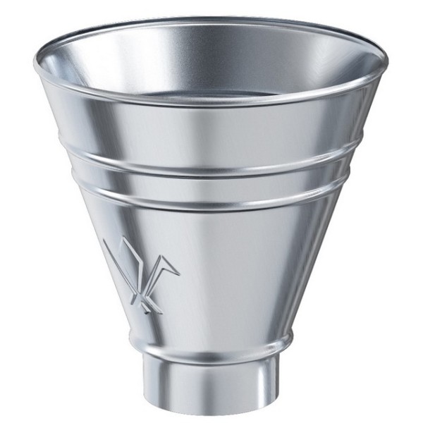 Водосток Aquasistem, Система 150/100 - Воронка водосборная круглая оцинковка купить в Юрьев-Польском