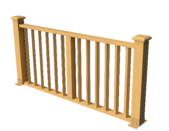 Ограждения декоративное ДПК GRINDERDECO Бруклин песчаник. купить в Юрьев-Польском