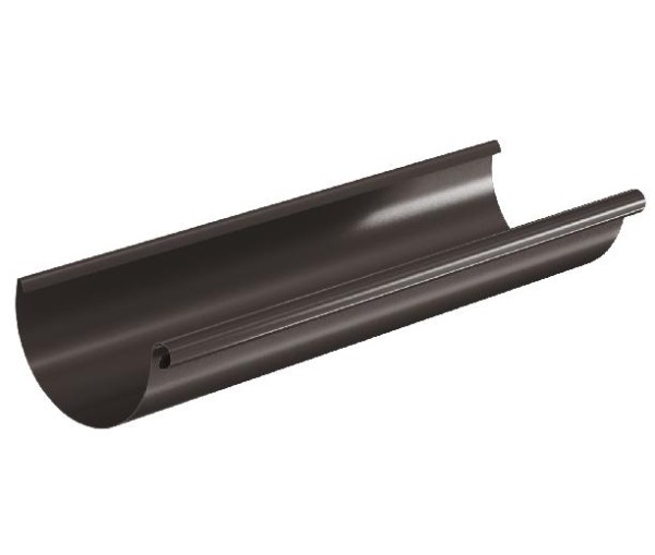 Водосток Aquasistem, система 150/100 - Водосточный желоб 3.00м RR 32 Тёмно-Коричневый купить в Юрьев-Польском