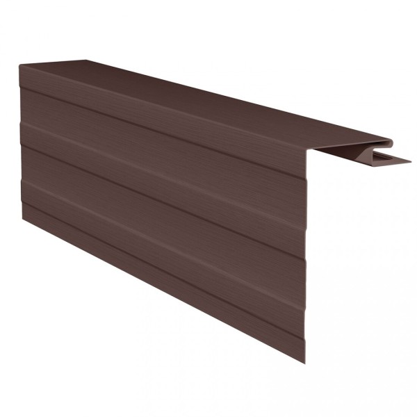 Приоконная планка (околооконный профиль) для сайдинга, коричневый купить в Юрьев-Польском