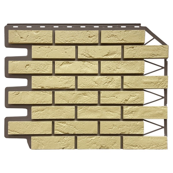 Фасадная панель FineBer, Кирпич Баварский, Песочный купить в Юрьев-Польском