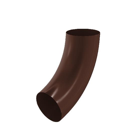Водосток Aquasistem, система 125x90 - Колено трубы RAL 8017 Коричневый купить в Юрьев-Польском