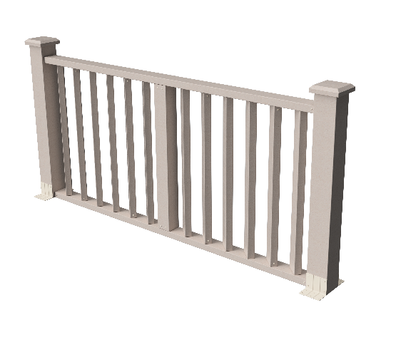 Ограждения декоративное ДПК GRINDERDECO Бруклин выбеленый дуб купить в Юрьев-Польском