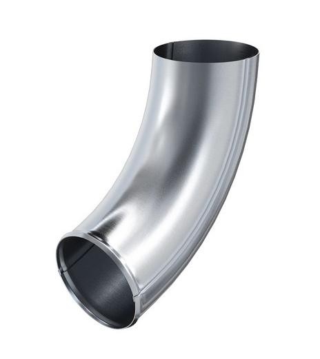 Водосток Aquasistem, Система 150/100 - Колено трубы сливное оцинковка купить в Юрьев-Польском