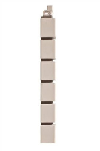 Фасадная панель Наружный угол кирпич клинкерный МАЛЫЙ (белый) 0,46х0,048м купить в Юрьев-Польском