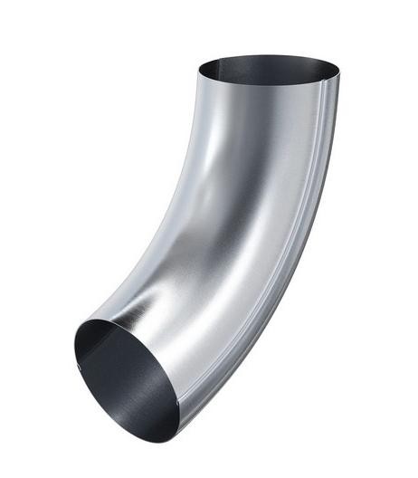 Водосток Aquasistem, Система 150/100 - Колено трубы оцинковка купить в Юрьев-Польском