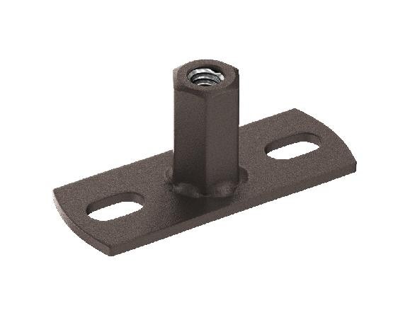 Водосток Aquasistem, Система 150/100 - Держатель для хомута под метиза RR 32 Тёмно-коричневый matt купить в Юрьев-Польском