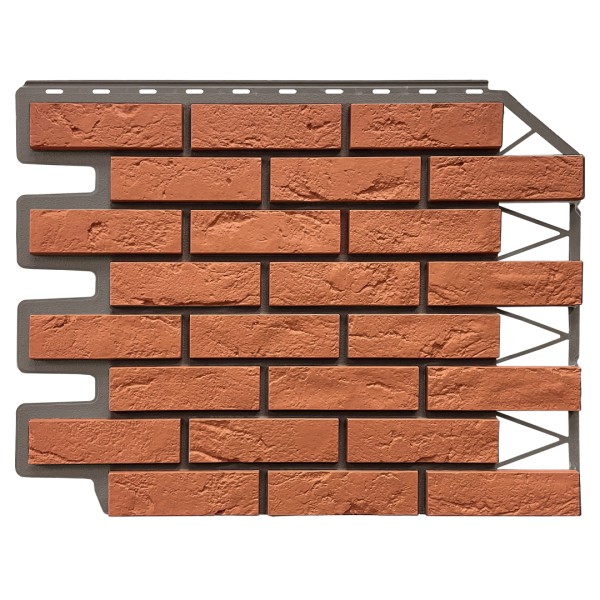Фасадная панель FineBer, Кирпич Баварский, Терракотовый купить в Юрьев-Польском