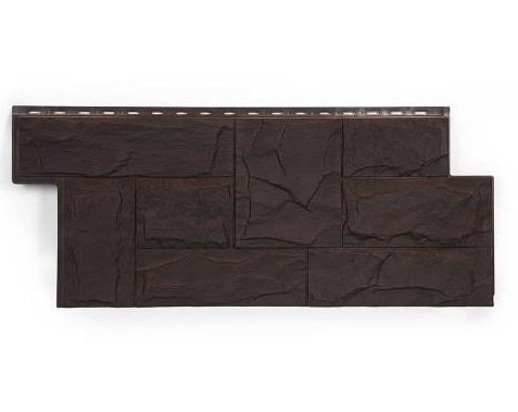 Фасадная панель T-Сайдинг-Гранит Леон ЭКО-2 Венге купить в Юрьев-Польском