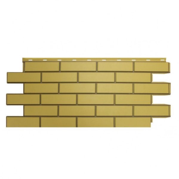 Фасадная панель Nordside, Гладкий Кирпич, Желтый купить в Юрьев-Польском