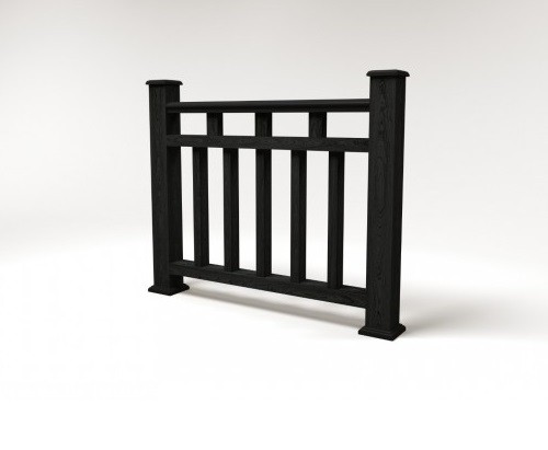 Ограждение из ДПК FG1 кварц купить в Юрьев-Польском