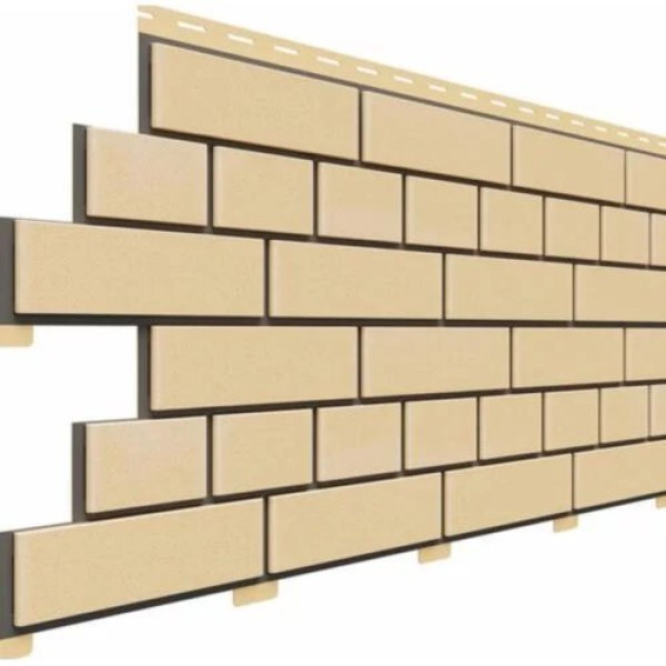 Фасадная панель Доломит Кирпич, Светло-желтый купить в Юрьев-Польском