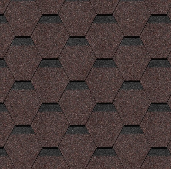 Гибкая черепица Docke, коллекция Шеффилд – Корица купить в Юрьев-Польском