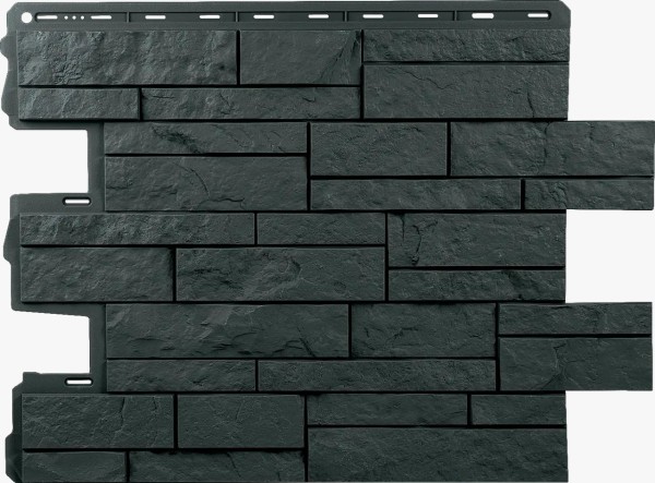 Фасадная панель Альта-Профиль Шотландия Графит купить в Юрьев-Польском