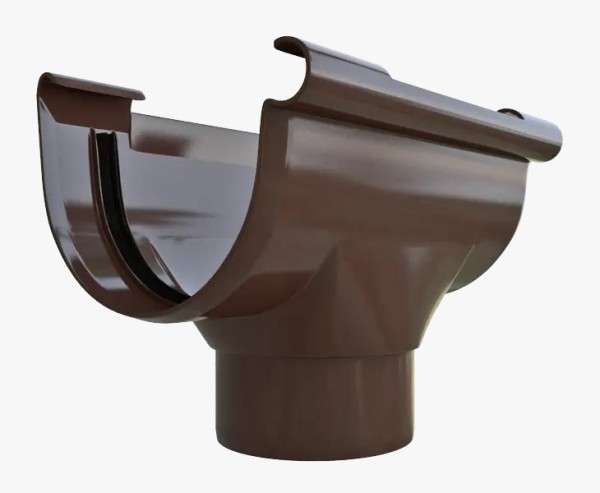 Водосток Альта-Профиль ПВХ – Воронка водосточная (коричневый) купить в Юрьев-Польском