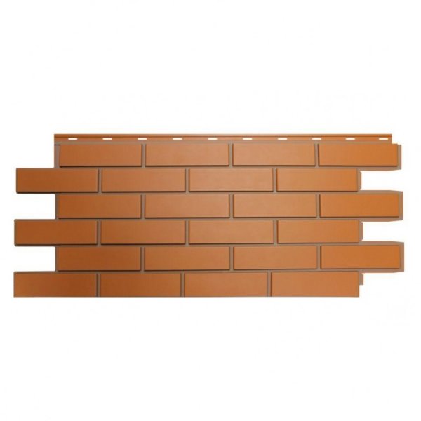 Фасадная панель Nordside, Гладкий Кирпич, Красный купить в Юрьев-Польском