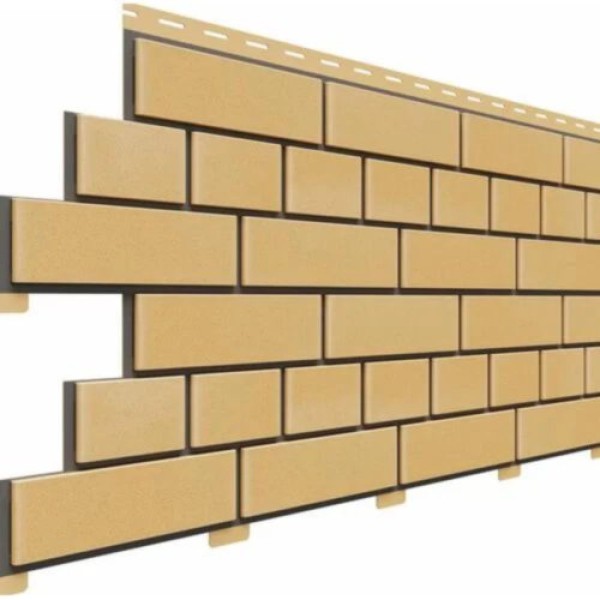 Фасадная панель Доломит Кирпич, Желтый купить в Юрьев-Польском