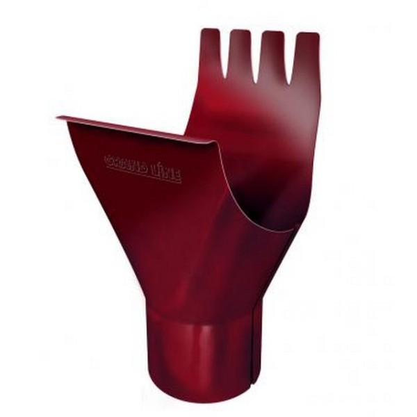 Водосток Grand Line 125x90 – Воронка желоба RAL 3005 купить в Юрьев-Польском