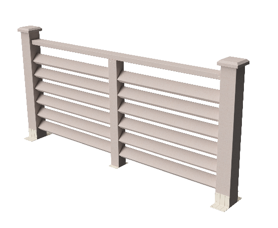 Ограждения декоративное ДПК GRINDERDECO Босфор выбеленый дуб купить в Юрьев-Польском