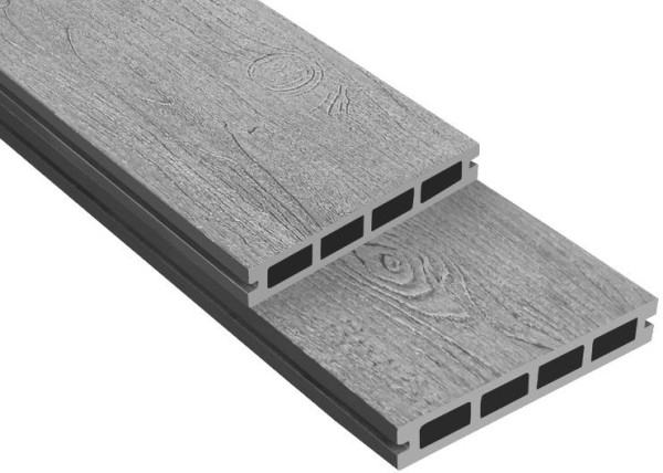 Террасная доска ДПК Outdoor 3D NEVADA/CALIFORNIA серая купить в Юрьев-Польском