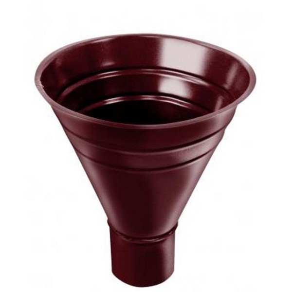 Водосток Grand Line 125x90 – Воронка водосборная RAL 3005 купить в Юрьев-Польском