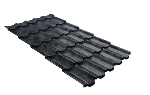 Металлочерепица квинта плюс с 3D резом 0,45 Safari Grey купить в Юрьев-Польском