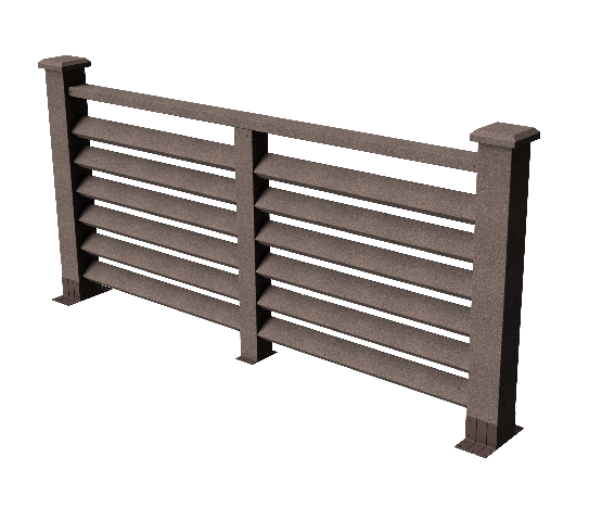 Ограждения декоративное ДПК GRINDERDECO Босфор венге купить в Юрьев-Польском