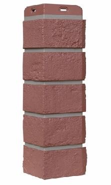 Угол Grand Line состаренный кирпич Элит корица (махагон), ШОВ темно-бежевый