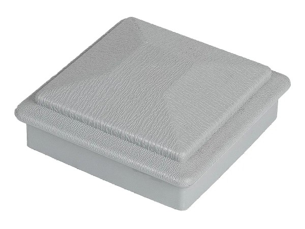 Крышка верхняя фигурная ПВХ для столба Deckart 100х100 Серый купить в Юрьев-Польском