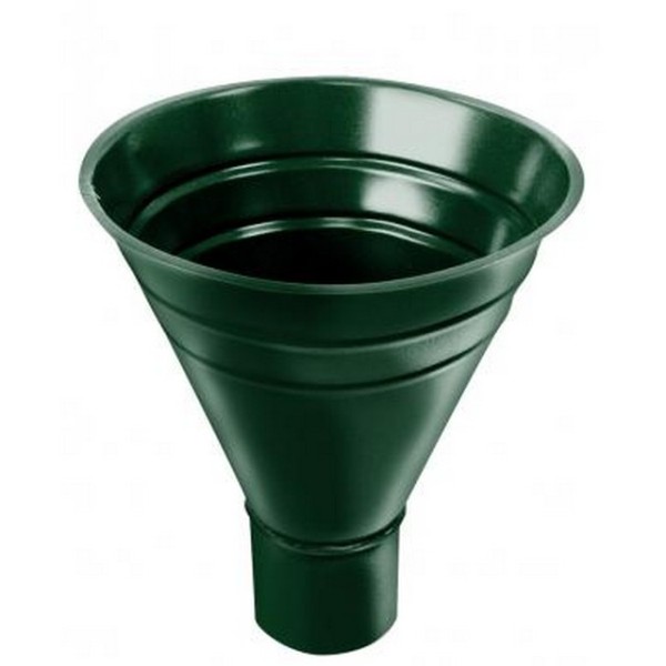 Водосток Grand Line 125x90 – Воронка водосборная RAL 6005 купить в Юрьев-Польском