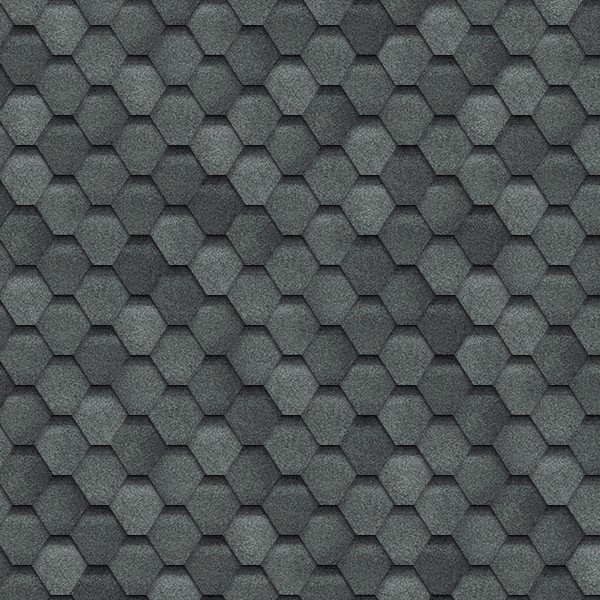 Гибкая черепица Shinglas, серия Финская,коллекция Соната – Серый купить в Юрьев-Польском