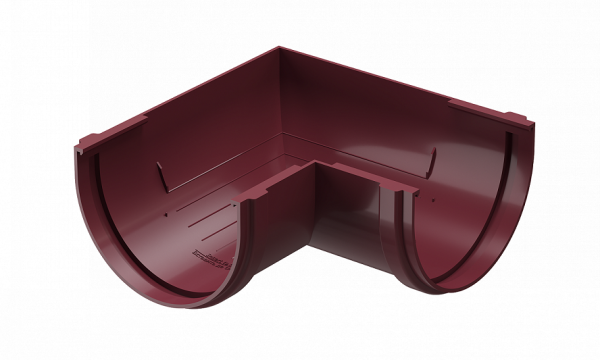 Угловой элемент 90˚ПВХ Docke STANDART красный купить в Юрьев-Польском