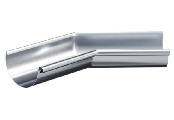 Водосток Aquasistem, Система 150/100 - Угол желоба внутренний  оцинковка 135° купить в Юрьев-Польском