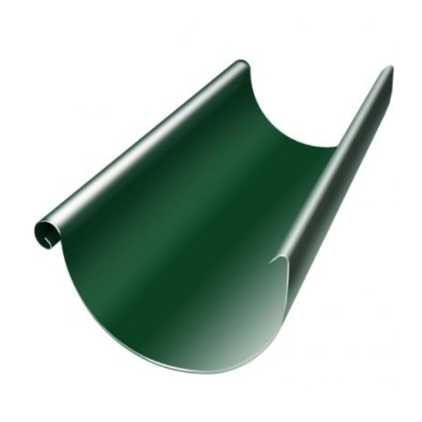 Водосток Grand Line 125x90 – Желоб 3м RAL 6005 купить в Юрьев-Польском