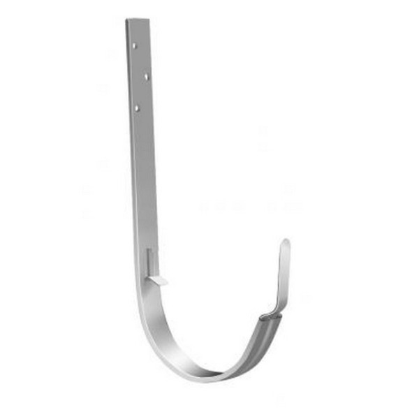 Водосток Grand Line 150x100 – Кронштейн длинный RAL 9003 купить в Юрьев-Польском