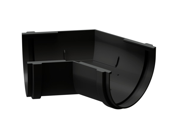 Угол желоба универсал 135˚ Docke Premium ПВХ - Карбон купить в Юрьев-Польском