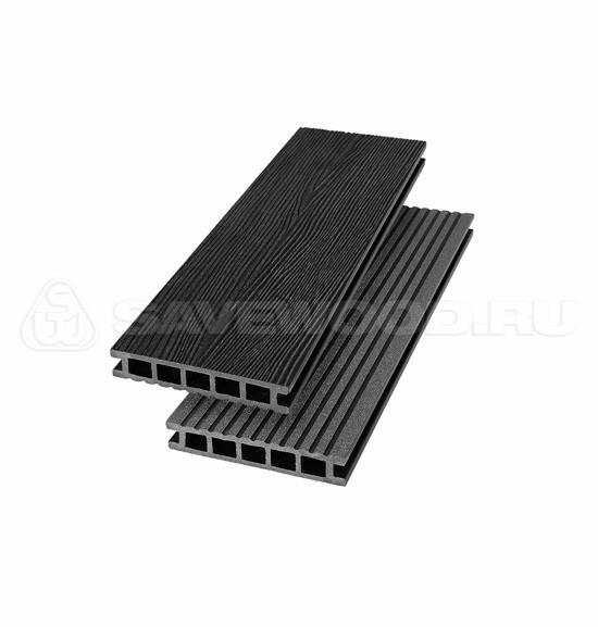 Террасная доска из ДПК SW Ornus радиальный распил черный купить в Юрьев-Польском