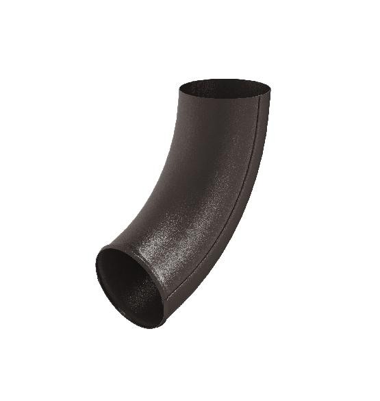 Водосток Aquasistem, Система 150/100 - Отвод трубы RR 32 Тёмно-коричневый matt купить в Юрьев-Польском