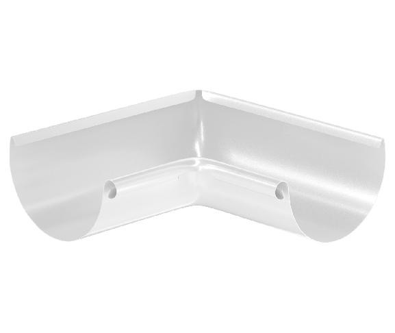 Водосток Aquasistem, система 150x100 - Угол желоба, внутренний 90° RR 20 Мраморно-белый купить в Юрьев-Польском