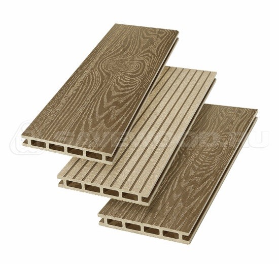 Террасная доска из ДПК SW Carpinus (T) — двухсторонняя тик купить в Юрьев-Польском