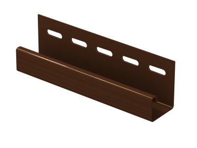J-планка Ю-пласт Классика коричневая