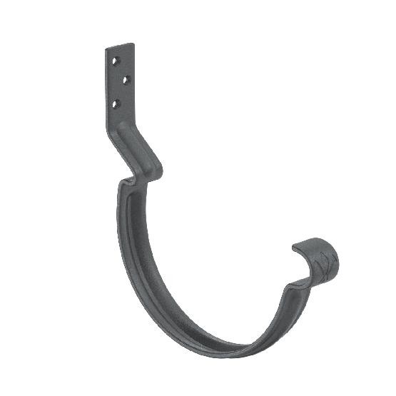 Водосток Aquasistem, Система 125/90 - Крюк крепления желоба короткий RR 23 Маренго matt купить в Юрьев-Польском