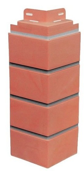 Угол к фасадной панели SteinDorf Кирпич красный с прокрашенными швами купить в Юрьев-Польском