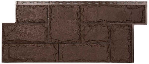 Фасадная панель T-Сайдинг-МАРСЕЛЬ ЭКО-1 Браун купить в Юрьев-Польском