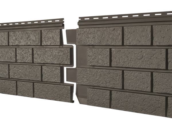 Фасадная панель Ю-пласт Стоун Хаус S-Lock Клинкер бежевый купить в Юрьев-Польском